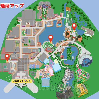 USJの喫煙所