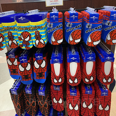 USJスパイダーマングッズ/靴下
