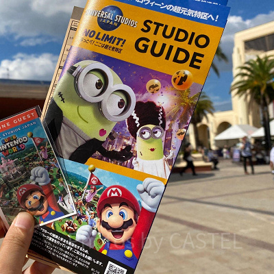 USJのチケット：年間パスのチケットデザイン