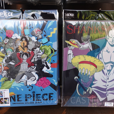 USJ×ワンピースコラボグッズ：クリアファイルセット