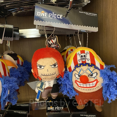 USJ×ワンピースコラボグッズ：ペアプラッシュキーチェーン