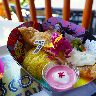 USJ×ワンピースコラボレストラン2022：ロビンのハナハナ・フィッシュフライプレート