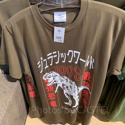 USJ2025/ジュラシックワールドのTシャツ