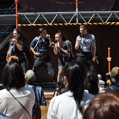 USJのゾンビーツはアカペラショー