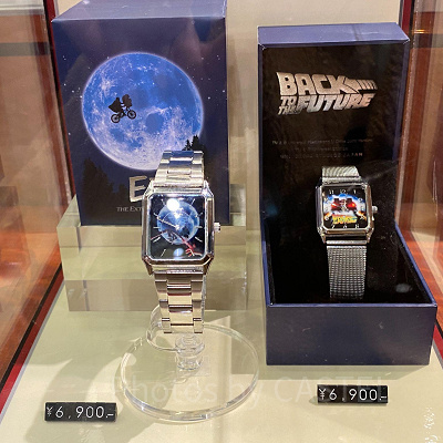 USJ／映画『E.T』と映画『バックトゥザフューチャー』の腕時計