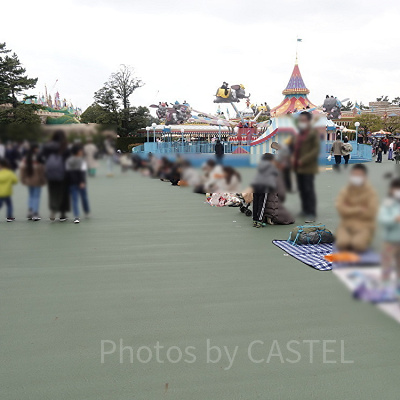 パレード待ち（ドリーミング・アップ！）の混雑状況／13:10