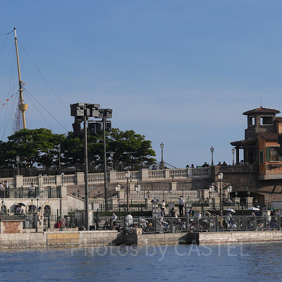 ショー待ちの様子 2022年8月1日17時5分ごろ リドアイル