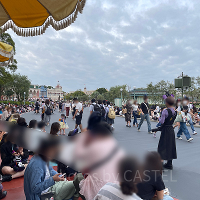 ザ・ヴィランズ・ロッキン・ハロウィーン待ちの様子 2022年9月15日(木)17時ごろ