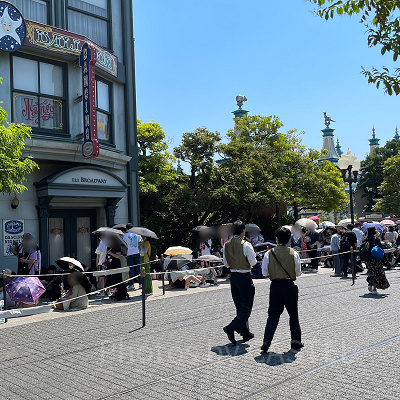 ビッグバンドビートの自由席待ちの様子（10時10分ごろ）