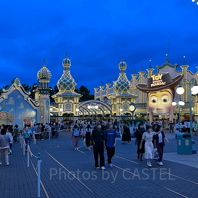 トイストーリーマニアの待ち列の様子（2022年9月8日）
