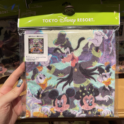 ウォッシュタオル(ディズニーハロウィングッズ2025)