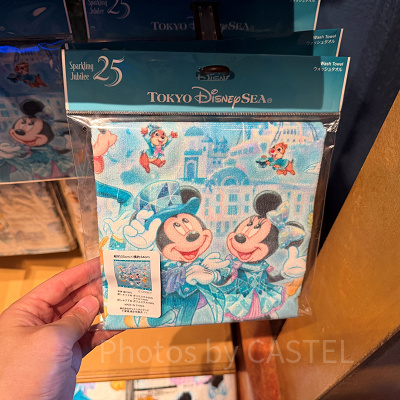 ウォッシュタオル(ディズニーシー25周年グッズ)