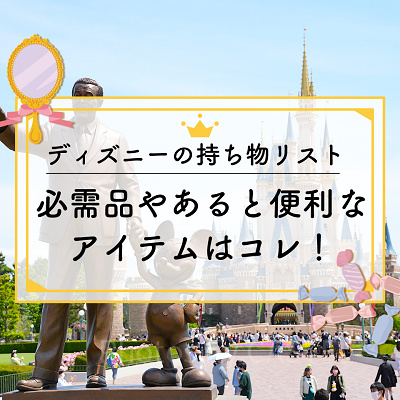 ディズニーへの持ち物