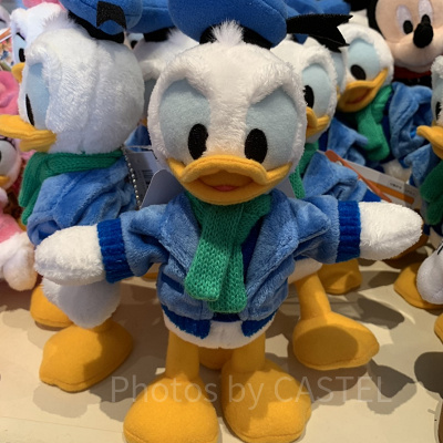 冬版ドナルドのポージープラッシー（ぬいぐるみ）