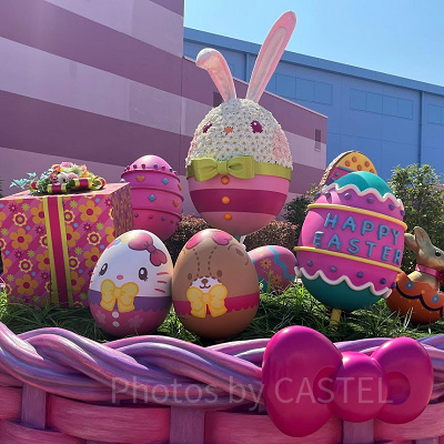 ワンダーランドのイースターの装飾