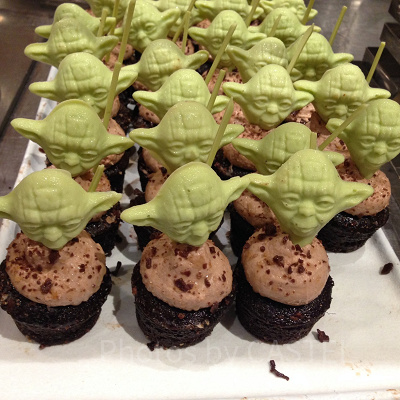 ヨーダカップケーキ　ハリウッドスタジオフロリダ