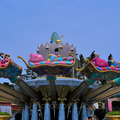 高い場所からパークを見渡せる！