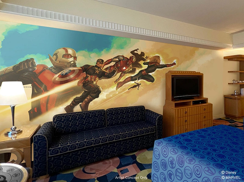 アベンジャーズ』の客室が初登場！ディズニーアンバサダーホテルの