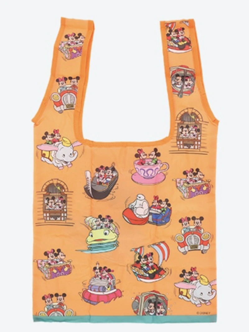 ディズニーガチャガチャ】アトラクションモチーフエコバッグ！全4種類