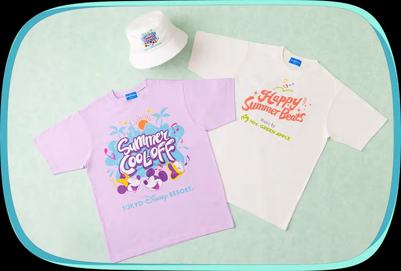 【7/24発売】ディズニー×Mrs. GREEN APPLE(ミセス)コラボグッズまとめ！Tシャツやフード付きタオル、トートバッグも！