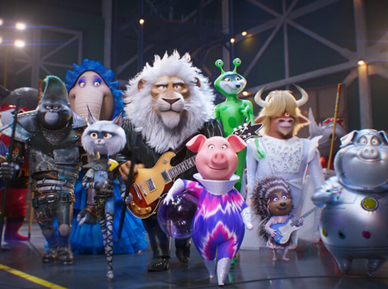 SING 2　シング UNIVERSAL　５体セット　　プライズ品　新品未使用 USJが映画「SING2（シング2）」とコラボレーション！アトラクションや