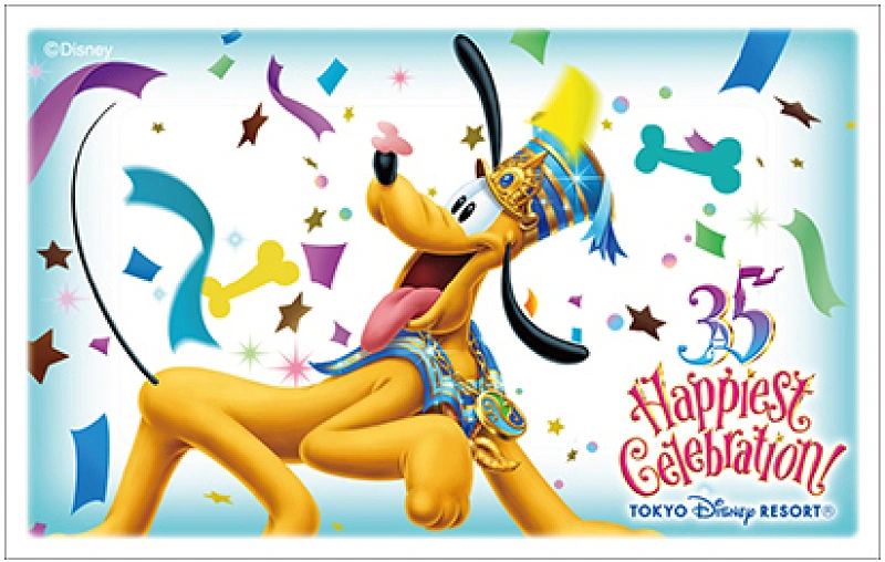 2018】ディズニーチケット「新デザイン」8種類！35周年限定の柄が4月