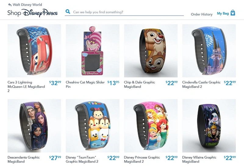 WDWのマジックバンドとは？カスタマイズやクレジットカード登録も可能