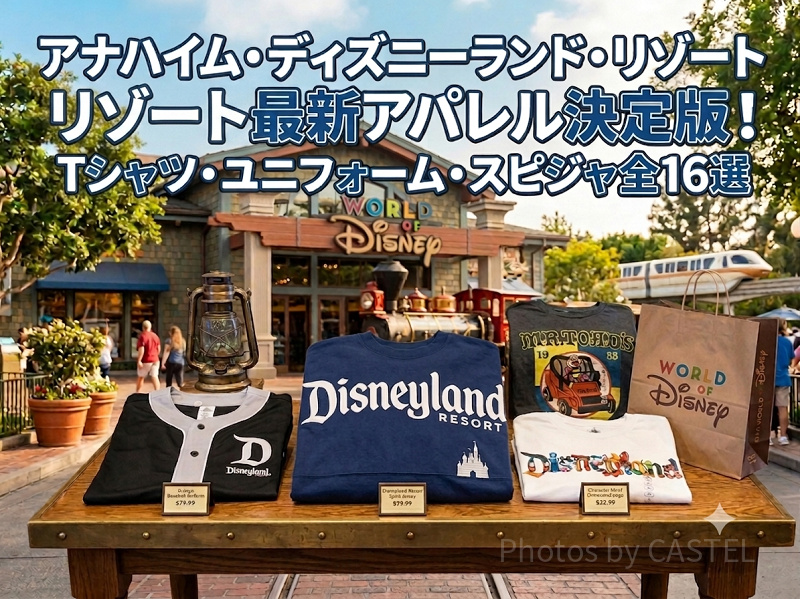 【2026】アナハイムディズニーの服16選！限定Tシャツ・ベースボールユニフォーム・スピジャまとめ