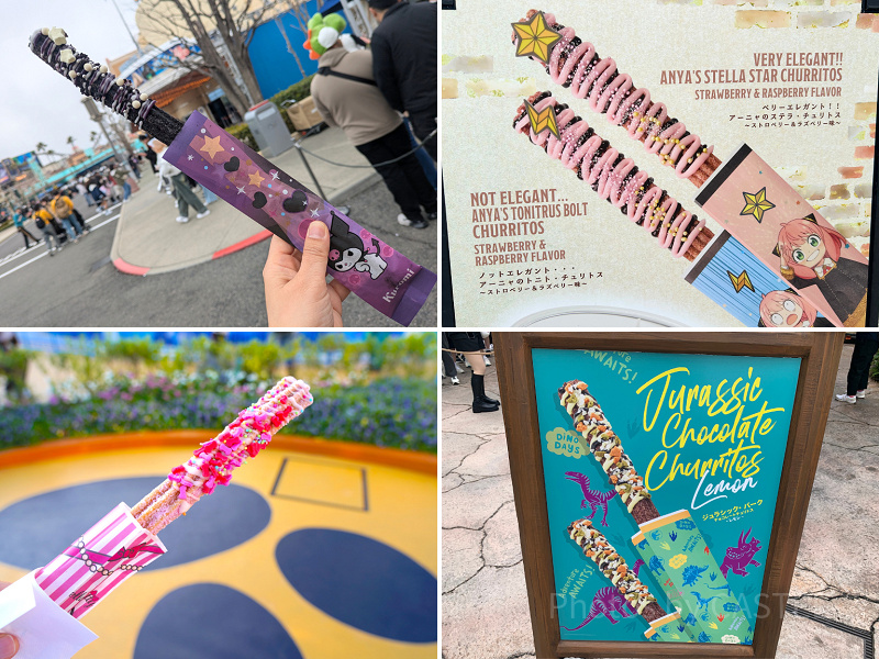 【USJ】ユニバのチュロス2025秋冬まとめ！定番＆期間限定の味、販売場所、値段、食べ歩きレポ！