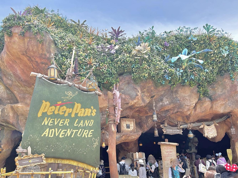 ピーターパンのネバーランドアドベンチャーは酔う？怖い？待ち時間も解説！