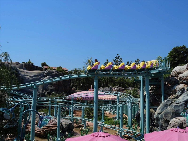 ディズニージオラマップ　マーメイドラグーン　フライングフィッシュコースター ディズニージオラマップ マーメイドラグーン フライングフィッシュ