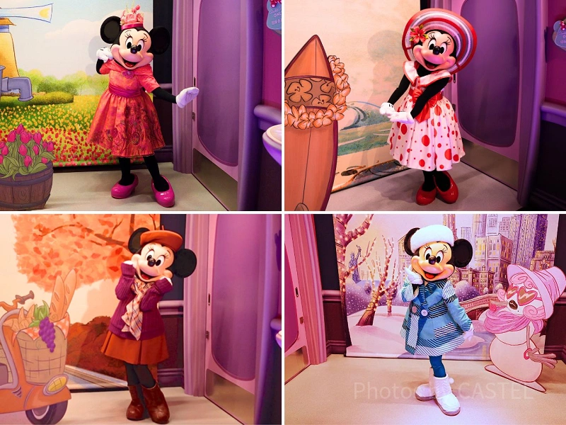 TDL】ミニーのスタイルスタジオでオシャレでキュートなミニーちゃんに