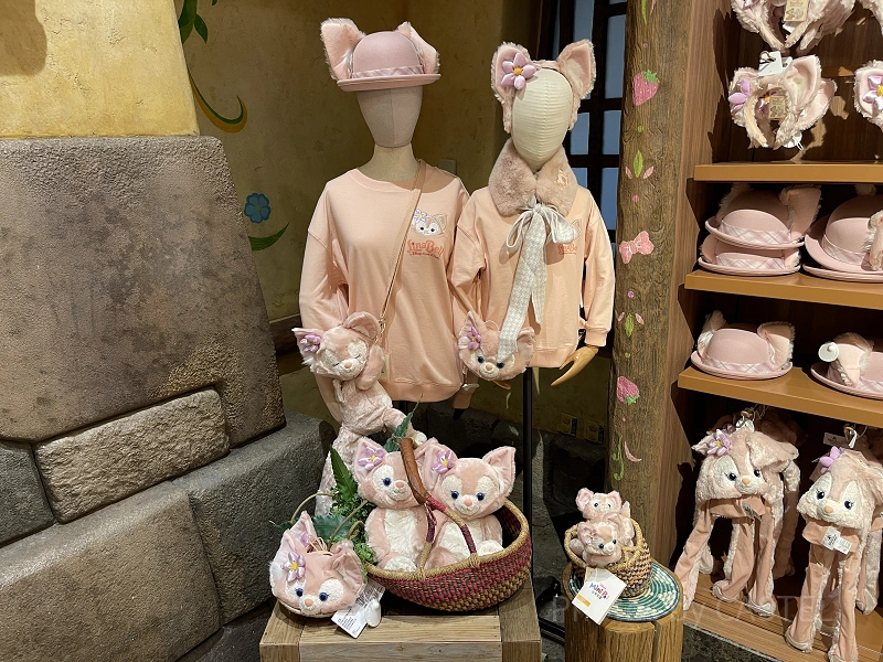 【上海ディズニーホテル限定】　リーナ・ベル＆ダッフィー ベッドライナー shanghai-disney-lina-bell-