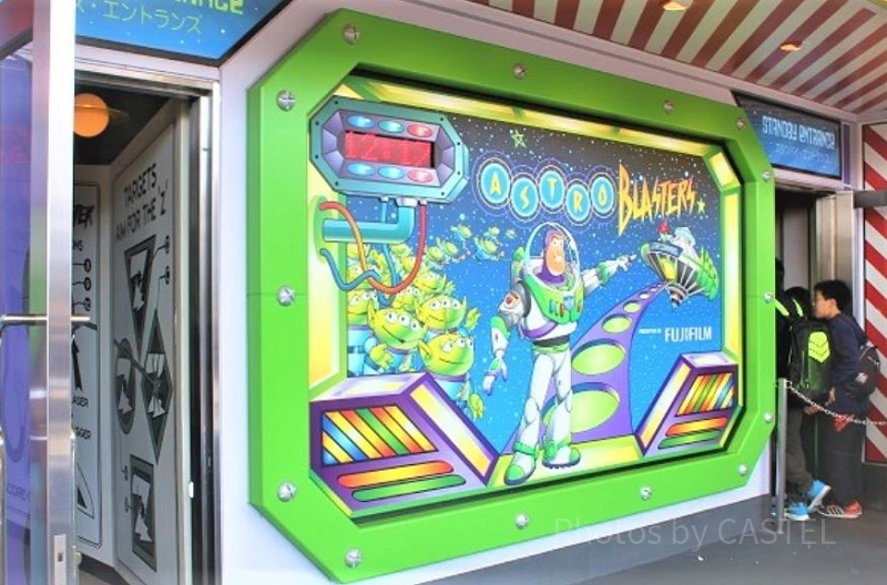 バズライトイヤーのアストロブラスターのスタンバイパス】入園時間別の