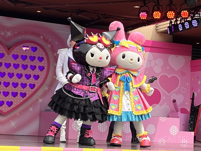 クロミライブ 2024 USJ 世界クロミ化計画 マイメロディクロミ ぬいぐるみ USJ】クロミライブのショー内容、見どころ、登場キャラクター、楽曲を