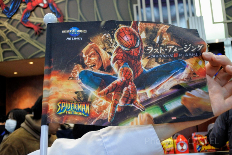 2024年1月のUSJ現地レポ！スパイダーマンザライド終了前日の様子や