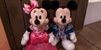 ミッキー＆ミニーぬいぐるみバッジセット（バレンタイン・ナイト）| キャステル | CASTEL ディズニー情報