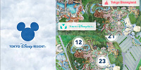 東京ディズニーリゾート・アプリのマップ画面| キャステル | CASTEL ディズニー情報