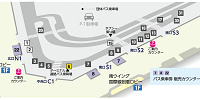 成田空港第1ターミナル館内図| キャステル | CASTEL ディズニー情報