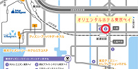 オリエンタルホテル東京ベイの周辺地図| キャステル | CASTEL ディズニー情報