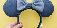 ミニーデニムカチューシャ| キャステル | CASTEL ディズニー情報