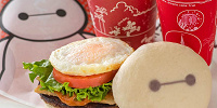 おすすめバーガーセット　ベイマックス・バーガー(ポークとエッグ)| キャステル | CASTEL ディズニー情報