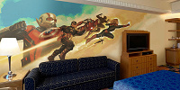 アベンジャーズ×アンバサダーホテル：ミューラルアート（壁画）| キャステル | CASTEL ディズニー情報