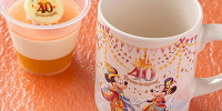 フルーツゼリー＆バニラムース、スーベニアカップ付き（ディズニー40周年スーベニアグッズ）| キャステル | CASTEL ディズニー情報