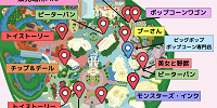 ディズニーランド：ポップコーンバケット販売場所MAP| キャステル | CASTEL ディズニー情報