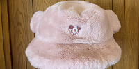 ミッキー耳付きふわふわバケットハット（ピンク）| キャステル | CASTEL ディズニー情報