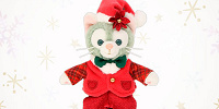ジェラトーニぬいぐるみバッジ(ダッフィークリスマスグッズ)| キャステル | CASTEL ディズニー情報