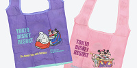 【ディズニーガチャガチャ】アトラクションモチーフエコバッグ！全4種類のデザイン、販売場所、値段を紹介！オンライン販売もあり！