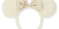 ミニーリボンモヘアカチューシャ（白）| キャステル | CASTEL ディズニー情報