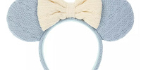 ニットカチューシャ（ブルー）ミニー| キャステル | CASTEL ディズニー情報
